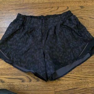 Lululemon Black Camo Shorts